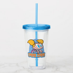 Naam van dee dee-teken acryl drinkbeker
