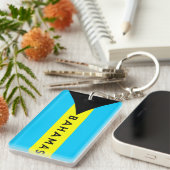 naam van het bahamas - symbool sleutelhanger (Voorkant Rechts)