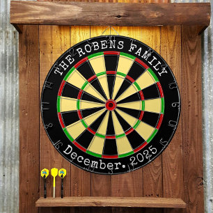 Naam van het gezin Gepersonaliseerd Dartbord