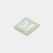 Naam van het grafische typografische monogram post-it® notes (Schuin)