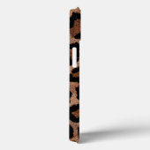 Naam van het Leopard-monogram van het dier Case-Mate iPhone Case (Achterkant / Rechts)