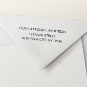 Naam van het Manuscript van het Adres van de terug Zelfinktende Stempel