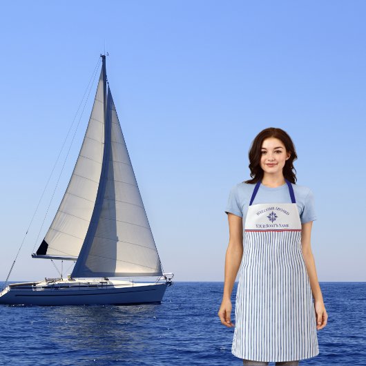 Naam van het schip Kompasroos Zeeanker  Schort