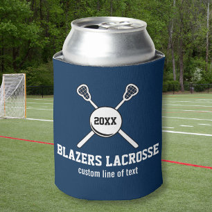 Naam van het team van Lacrosse Stick en Ball Custo Blikjeskoeler