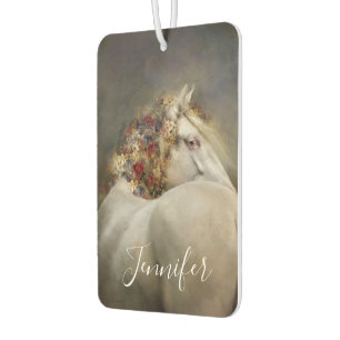 Naam van het witte paard Boho Monogram Luchtverfrisser
