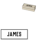 Naam van James Rubberstempel (Gestempeld)