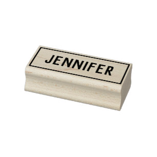 Naam van Jennifer Rubberstempel