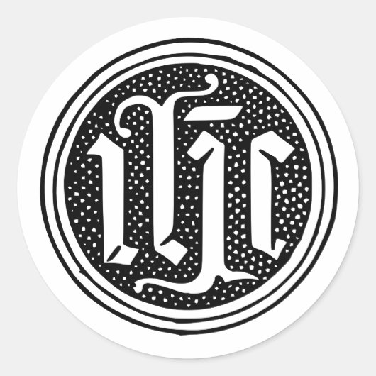 Naam van Jesus "IHS" Stickers (Voorkant)