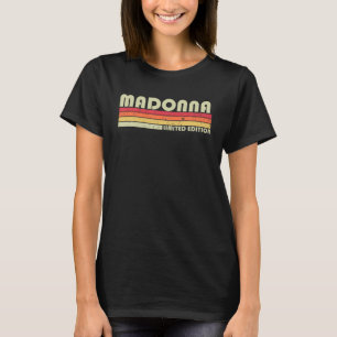 Naam van MADONNA Persoonlijke Retro  80S 90S Bi T-shirt