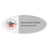 Naam van medisch centrum Cardioloog Naambadge (Voorkant)