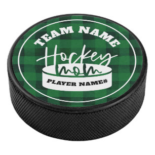 Naam van team Hockey mama aangepaste Hockey Puck