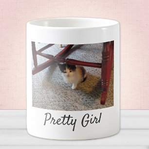 Naam, Voeg uw foto Cute Pet 11oz Koffiemok