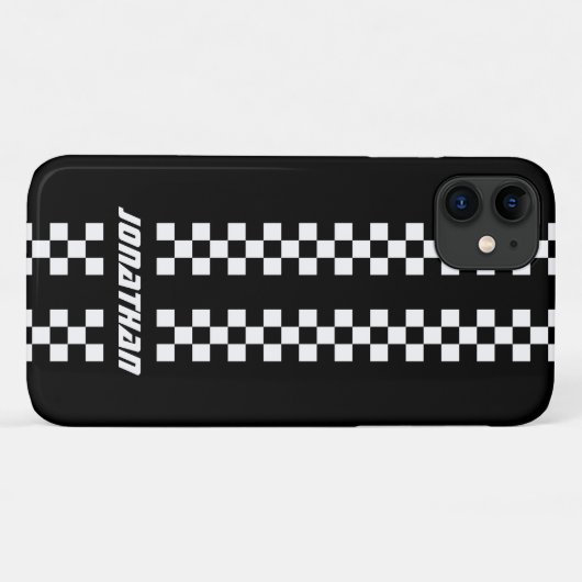 Naam Volledig aangepaste kleuren Dubbele gecheckte Case-Mate iPhone Case (Achterkant (horizontaal))