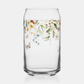 Naam, Waterverf Wildflowers Bloemdruppel Blikvorm Glas (Rechts)