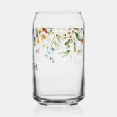 Naam, Waterverf Wildflowers Bloemdruppel Blikvorm Glas (Links)