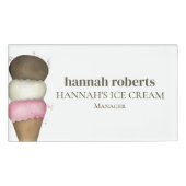 Naam werknemer Ice Cream Custom Naambadge (Voorkant)