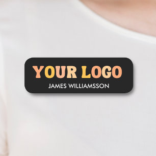 Naam werknemer Markering Aangepaste Logo Magnetisc Naamplaatje