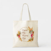 Naam wijzigen Datum legiend vrouw mama Gigi Tote Bag (Achterkant)