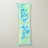 Naam Wijzigingsinstantie Pillow Naam Collage Soft Lichaamskussen (Achterkant (Verticaal))