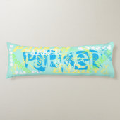 Naam Wijzigingsinstantie Pillow Naam Collage Soft Lichaamskussen (Voorkant)