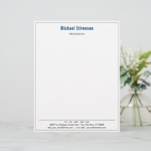 Naam Winst Adres Gepersonaliseerde Letterhead Briefhoofd