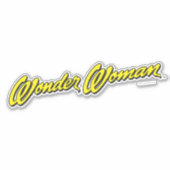 Naam Wonder Woman Sticker (Voorkant)
