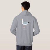 Naam zeemleder hoodie (Achterkant volledig)