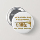 Naam zoals Mellophone Ronde Button 5,7 Cm (Voorkant /achterkant)