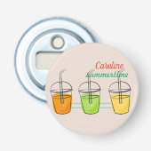 Naam, Zomer 2.25-in Button Magnet Bottle Opener (Voorkant)