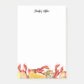 Naam zomerfeest met rivierkreeften koken post-it® notes (Voorkant)