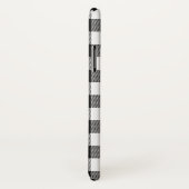 Naam zwart buffalo speldenpatroon Case-Mate iPhone case (Achterkant / rechts)