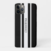 Naam Zwart Design, Aangepaste Naam Zwart Case-Mate iPhone Case (Achterkant)