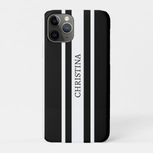 Naam Zwart ontwerp, aangepaste naam Zwart iPhone 11 Pro Hoesje