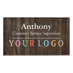 Naambadge magneet aangepaste logo werknemer person