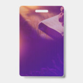 Naambadge-sjabloon voor kerken badge (Achterkant)