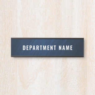 Naambord Afdeling Deur Deurbordje