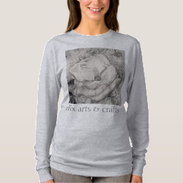 Naamgenoot magnolia, bloemen, stof, katoen en hand t-shirt