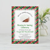 NAAMGEVING VAN DE ZEGENING CEREMONIE | Keniaanse v Kaart (Staand voorkant)