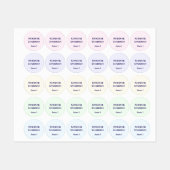 Naamlabels voor verzorgingstehuizen voor senioren labels (Vel)