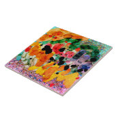 Naamloze Abstracte digitale schilderkunst 1 Tegeltje (Zijkant)