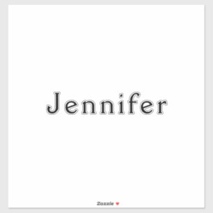 Naammonogram Afstudeerfeest Bruiloft Bruidsmeisje Sticker