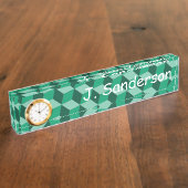 naamplaat - Drie dikke blokken Naambordje (Zijkant)