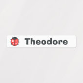 Naamstickers voor kinderen labels (Design 1)