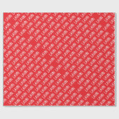 naamwikkelpapier cadeaupapier (Vlak)