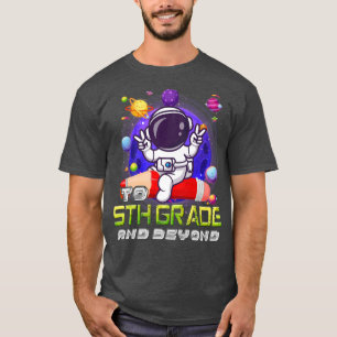 Naar 5e graad en verder dan Astronaut terug naar s T-shirt