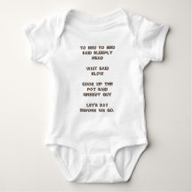 Naar Bed/Baby Jersey Bodysuit