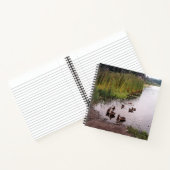 Naar beneden bij de moeras.... notitieboek (Binnen)