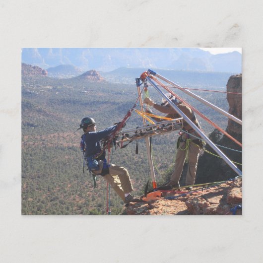 Naar beneden briefkaart (Voorkant)