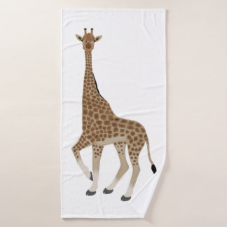 Naar beneden kijken badhanddoek