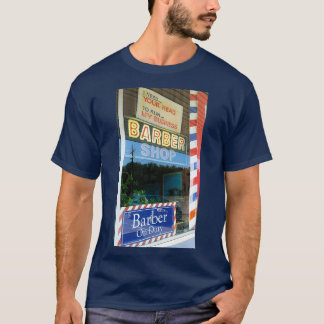 Naar beneden naar de Barbershop T-shirt